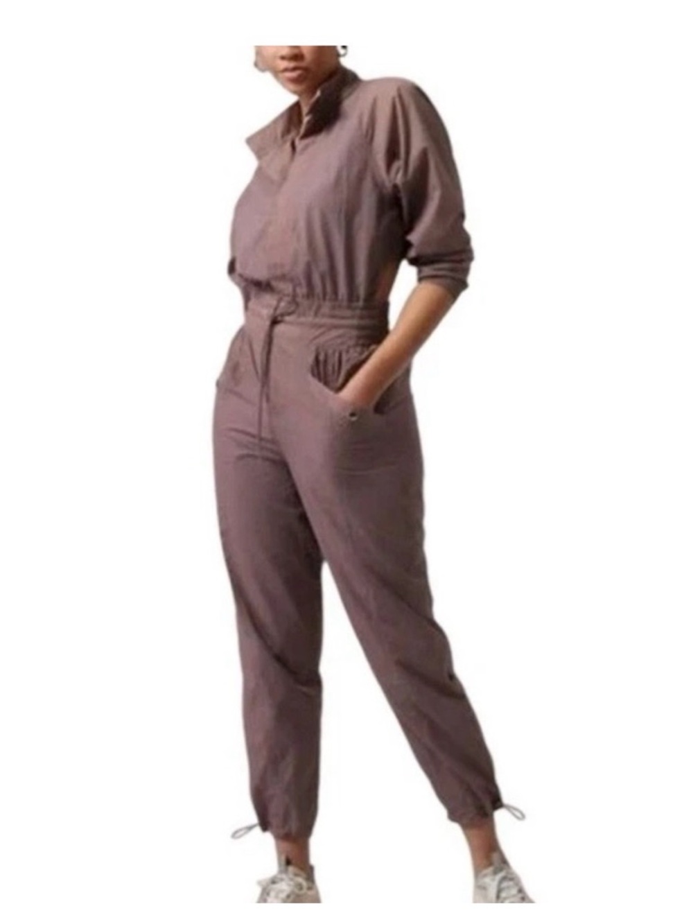 Athleta X Alicia Keys Open Back Jumpsuit Size 4